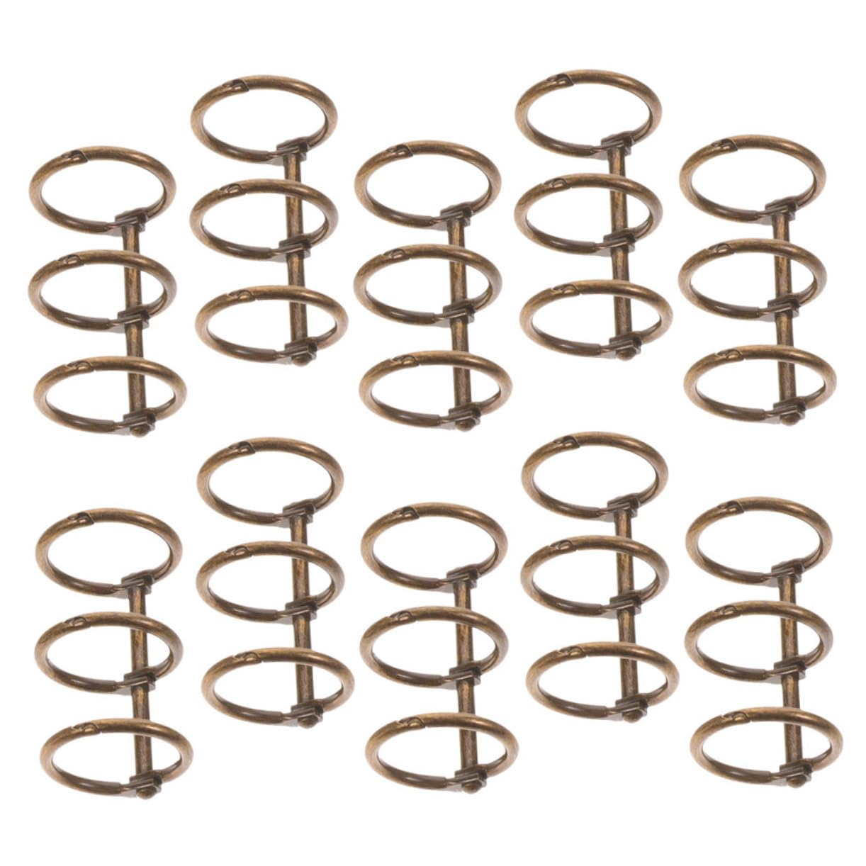 Operitacx 50pezzi Raccoglitori Sciolto Metallici Per Rilegatura Raccoglitori Per e Scrapbooking Pratici e