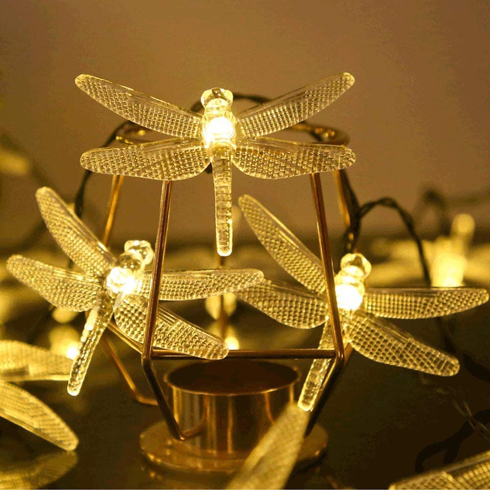 KHIZAR Dragonfly 16 led 3 Meter Fairy String Light Plug-in LED Fairy String Lights | Warm White | Decorative Lights | Battery Sourced | for Diwali, Bedroom, Birthday, Wedding, Home Decoration-image-41