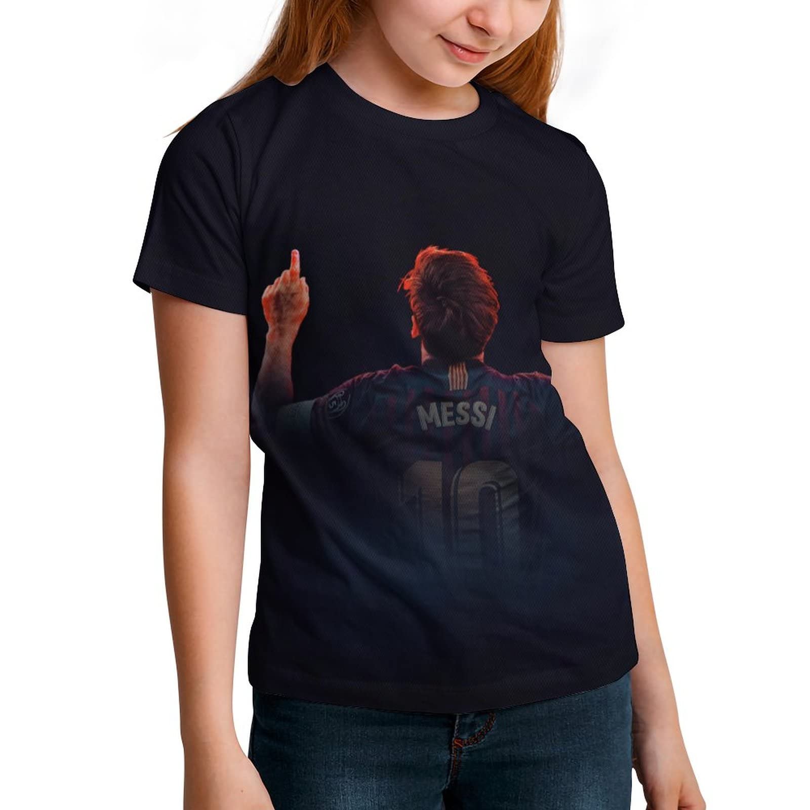 Amazon.co.jp: キッズ Tシャツ リオネル・メッシ 半袖 子供服 ジュニア 
