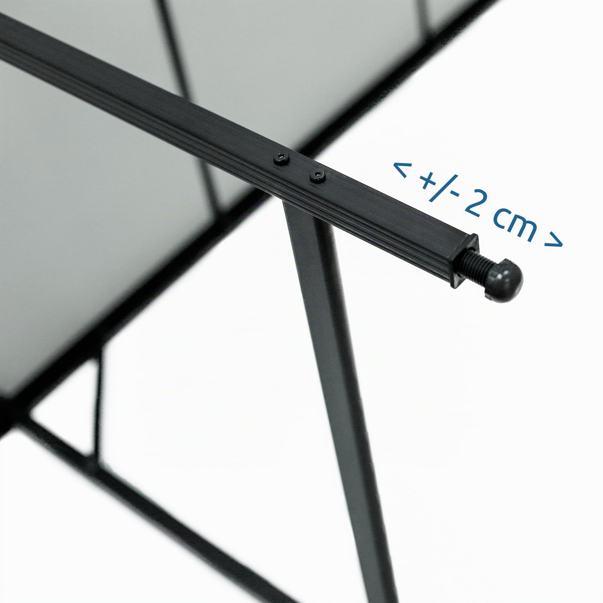 your GEAR Tavolo da campeggio Tivoli XL – Tavolo pieghevole 120 x 70 cm altezza 70 cm – Impermeabile e durevole in alluminio con foro per ombrellone – Tavolo pieghevole per esterni e campeggio