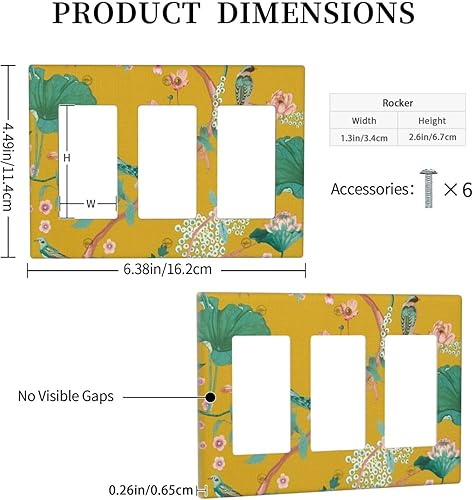 Miniatura 231 de Vista de ventana, isla tropical, playa, palmeras, cielo soleado, cubierta de interruptor de luz de palanca individual, placa decorativa de pared