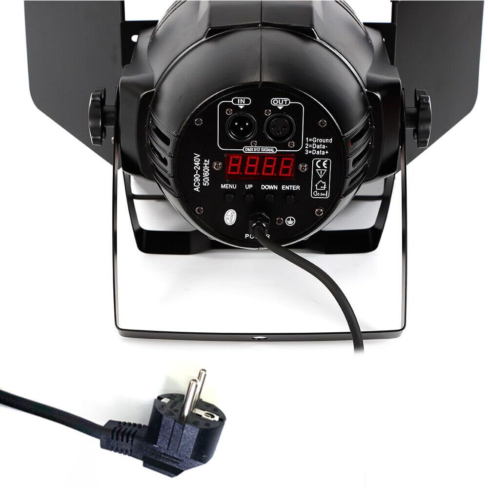 Bühnenbeleuchtung, 2in1 200W COB LED Punktstrahler, Audience Scheinwerfer Bühnenbeleuchtung Par Sound, Theaterstrahler Stage Effekte Light