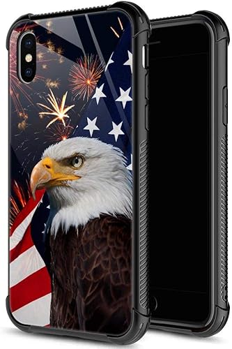 Miniatura 8 de Funda para iPhone Xs, funda para iPhone X, cristal templado, parte trasera a prueba de golpes, funda protectora para teléfono para hombre y niños