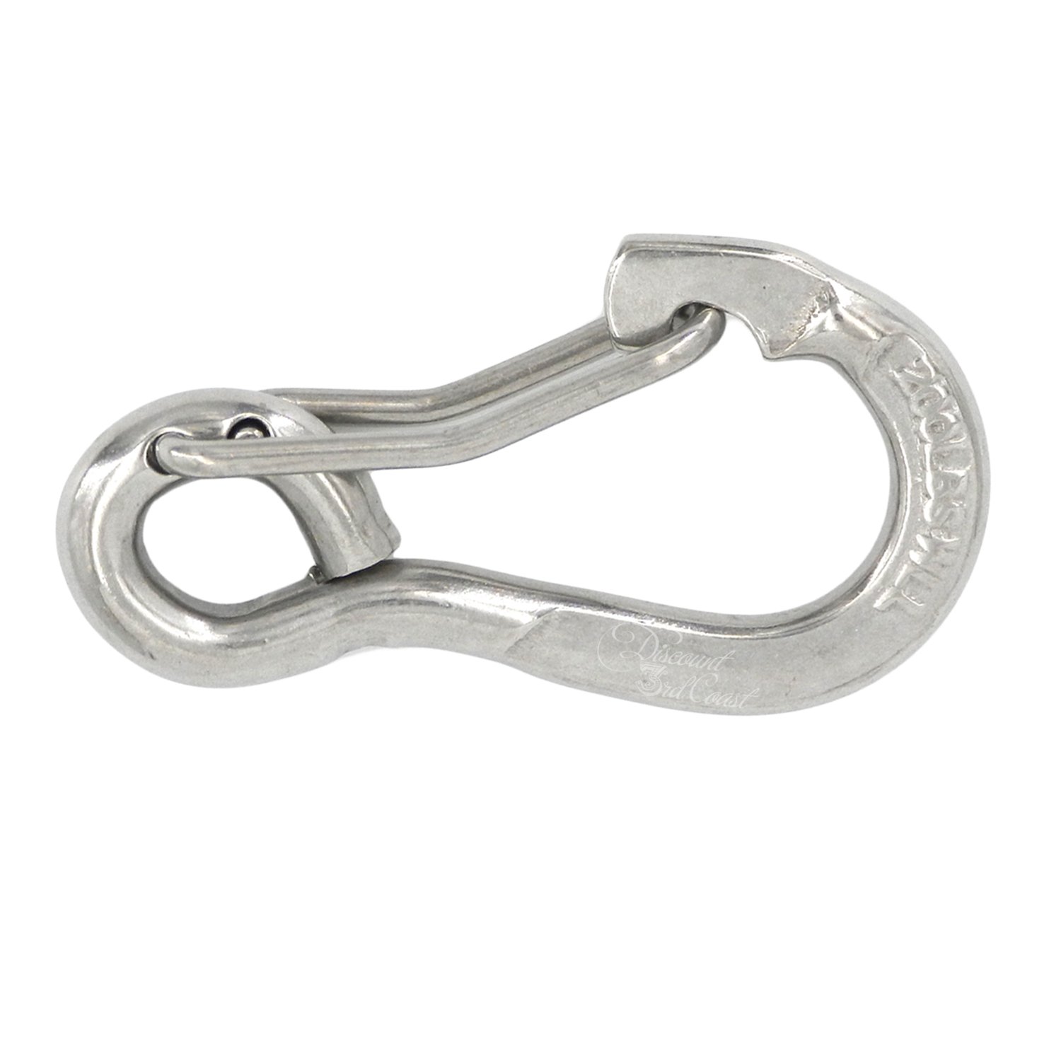 Secure Line Wire Lever Harness Clip #7652 Stainless Steel, 1/4 Inch, 200# Working Load