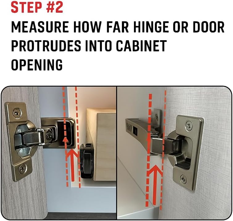 Drawer Slide Spacer Set (4-Pack) – Universal Fit for Face Frame & Frameless Cabinets – Plastic Shim for Side Mount Drawer Slides – Durable & Easy to Install (4-Pack, 1" Inch)