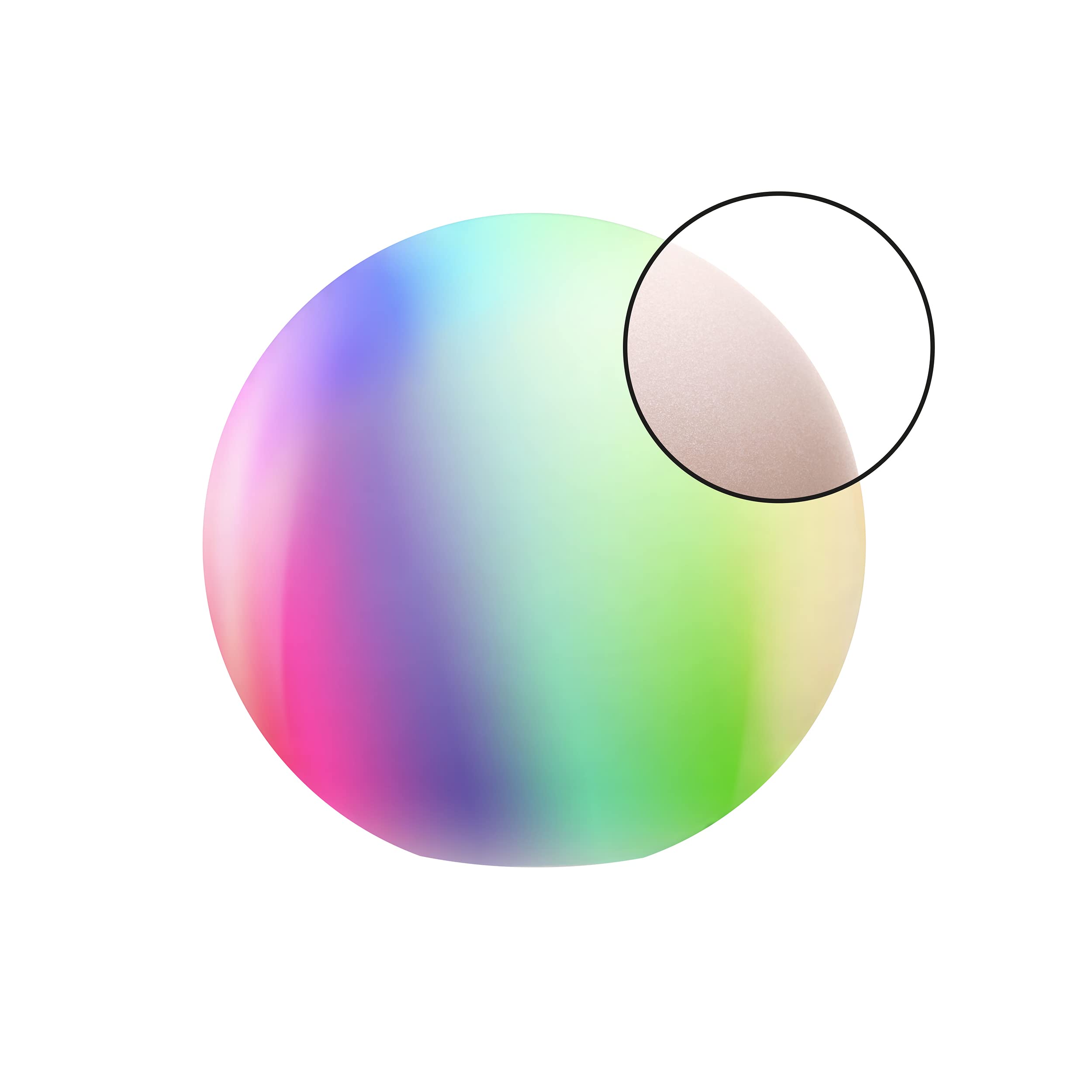 tint Smarte Outdoor LED Leuchtkugel Calluna Ø 40cm, Gartenkugel, Kugelleuchte, Farbwechsel RGB, E27 Fassung, ip44 für Außen, Zigbee, funktioniert mit Alexa, Optik: sand…