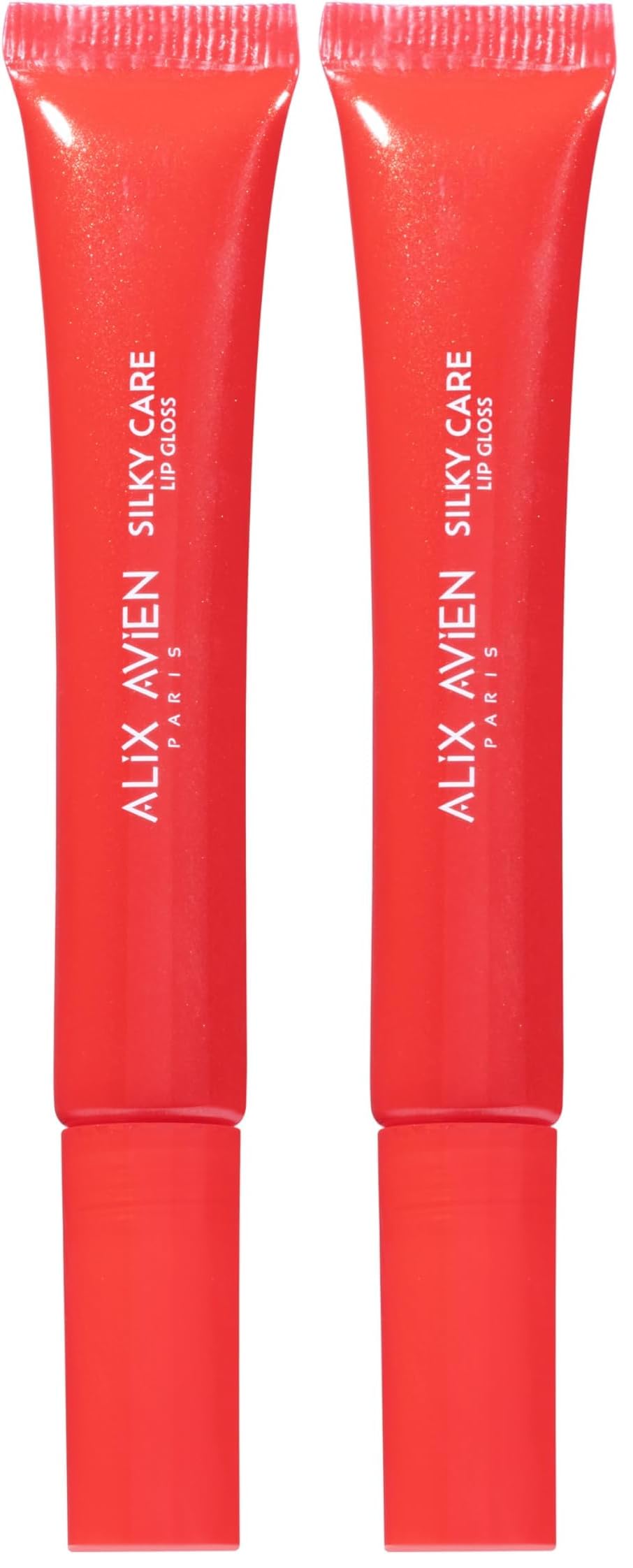ALIX AVIEN Koruyucu, Dolgunlaştırıcı, Nemlendirici Dudak Parlatıcısı - Silky Care Lipgloss 308 Flame Red (2 paketi)