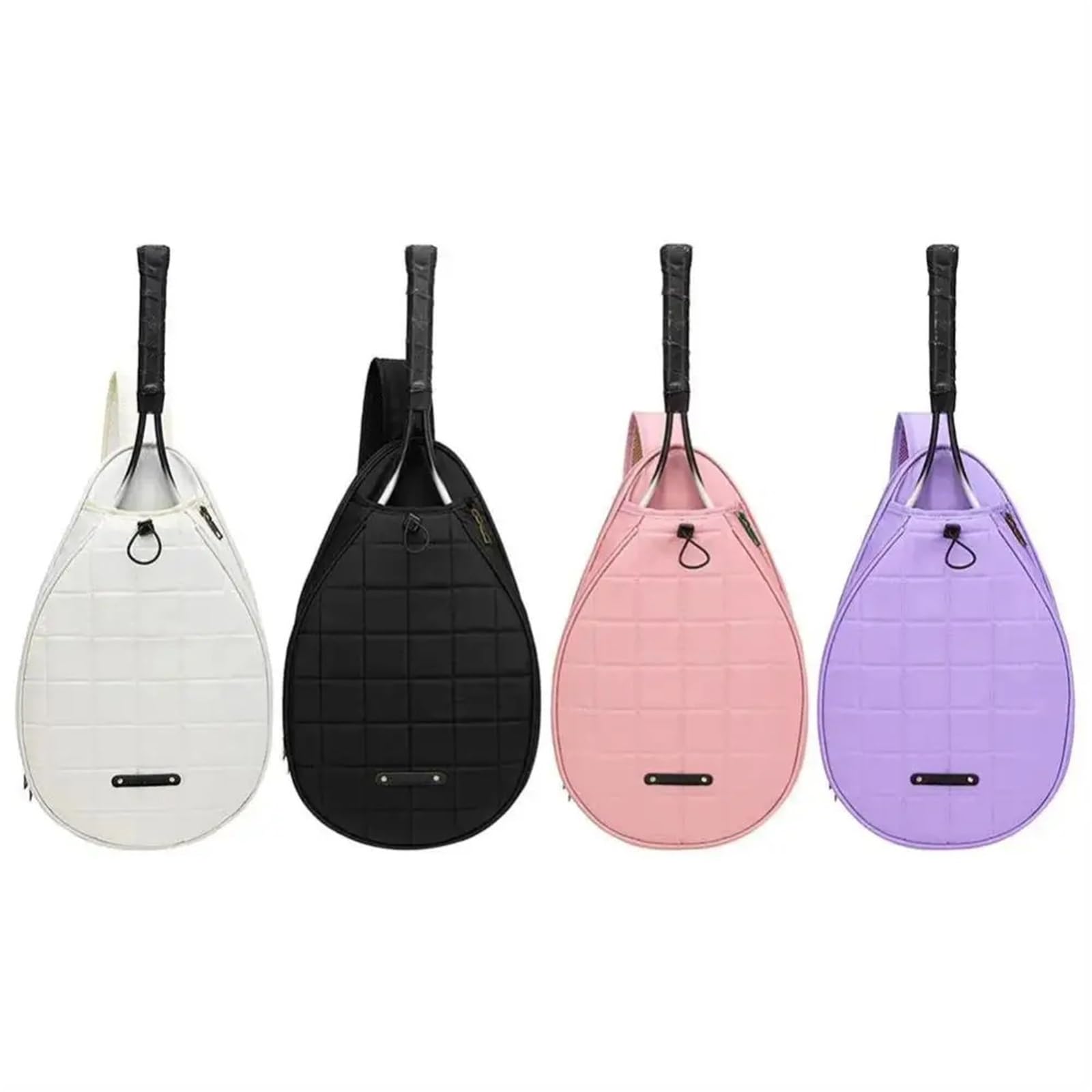 Tennistasche Eine Schulter-Tennistasche, Tenniszubehör, große Kapazität, Tennistasche, Tennisschlägertasche(White)
