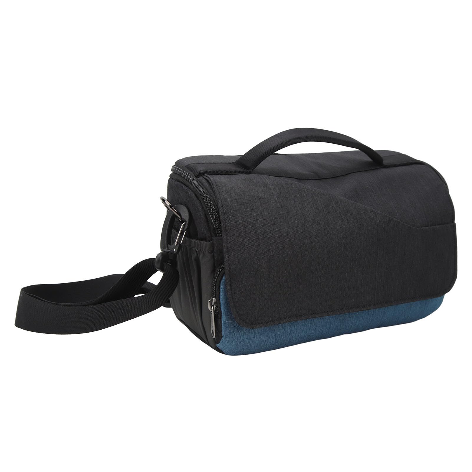Naroote Bolsa para Cámara SLR, Diseño Acolchado Ligero e Impermeable para Z7 Z8 y Más, Correa de Hombro Ajustable, Almacenamiento Espacioso, 10 Bolsillos (Blue)
