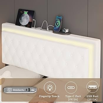 Amazon.com: XEPAMU Full Size Bed Frame with Storage,Full Bed