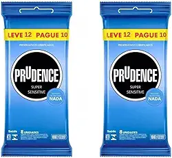 Preservativos Prudence Extra Fina Sensação De Não Usar Nada 24 Camisinhas