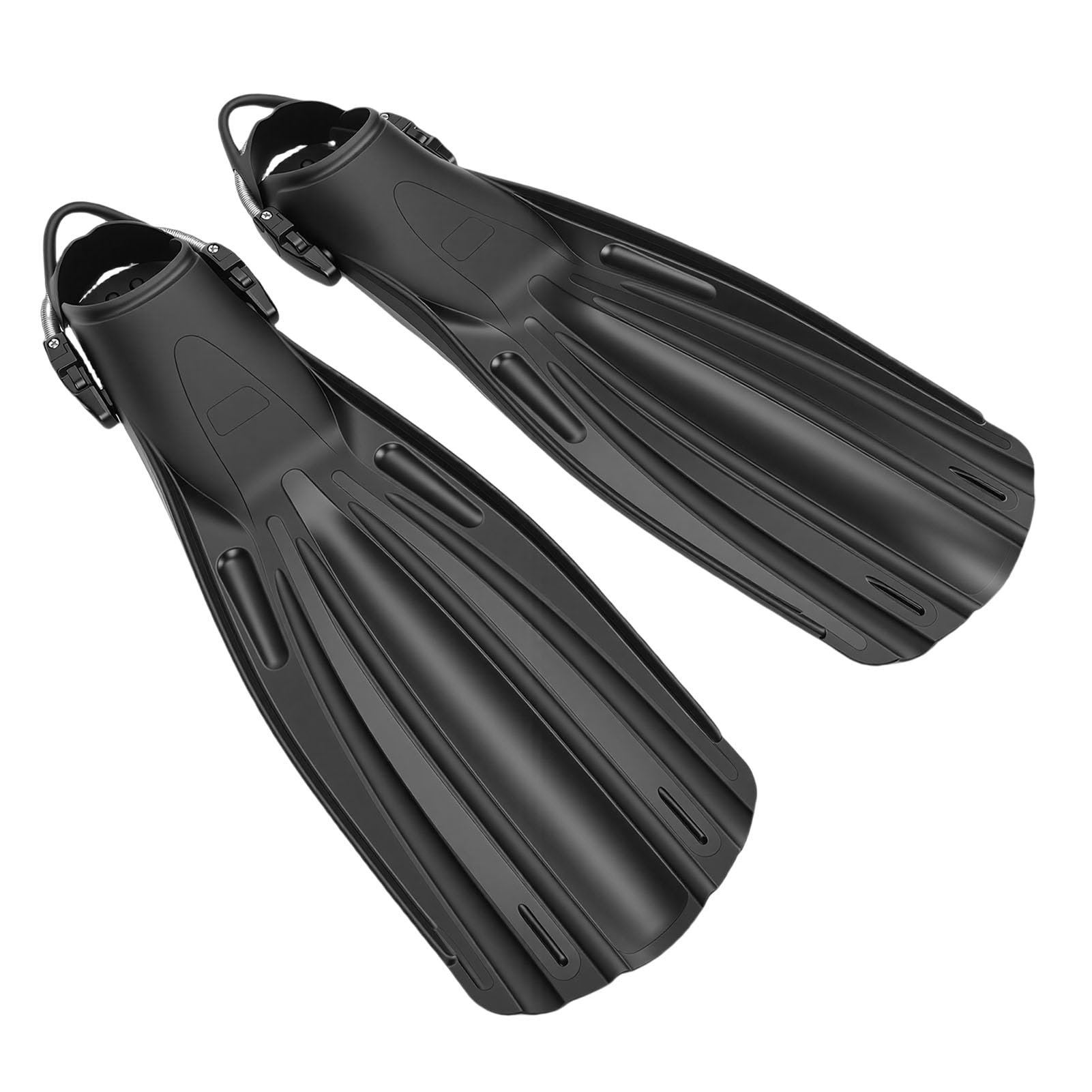Cryfokt Aletas de Buceo, Hebilla Ajustable, Aletas de Buceo de Material TPR, de Snorkel con Bolsa de Almacenamiento para Snorkel, Natación, Apnea, Viajes para Adultos