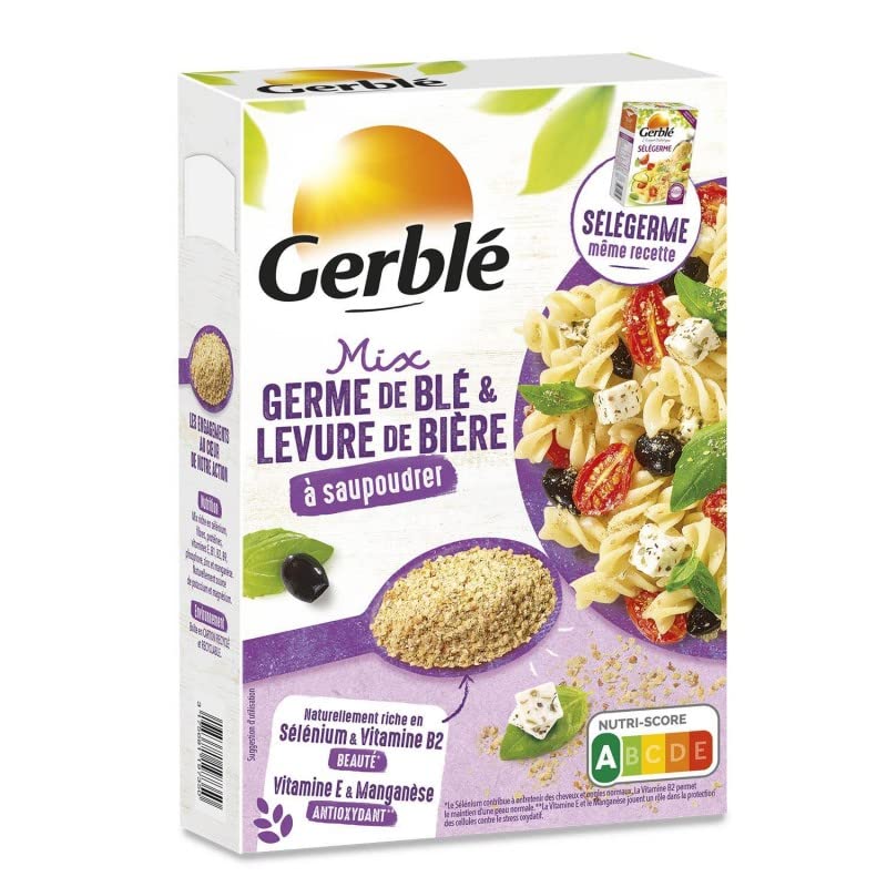 GERBLÉ MIX GERME DE BLÉ ET LEVURE DE BIÈRE À SAUPOUDRER 220G - GERBLE - LOT DE 3 - Offre Special