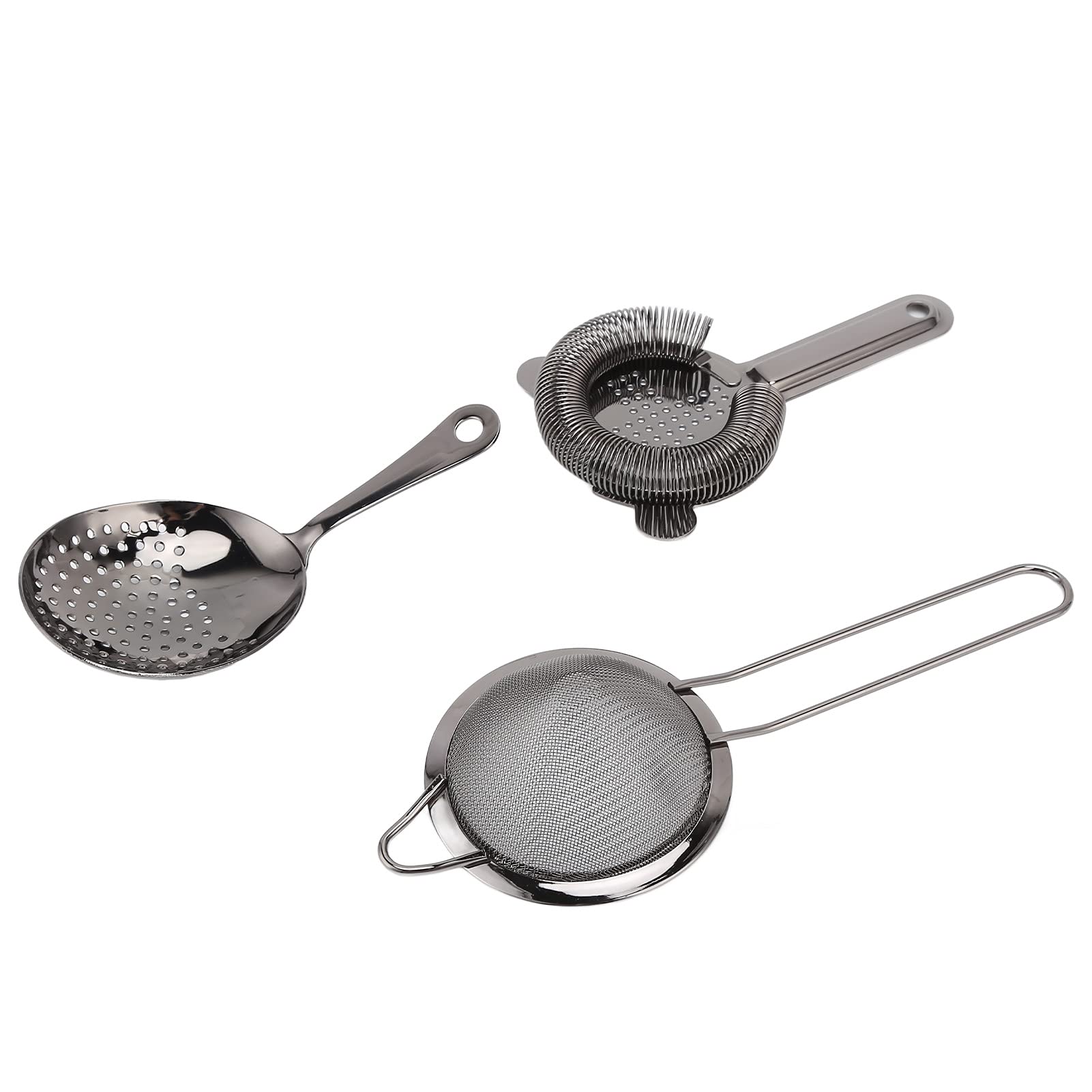 Juego de coctelera de 11 Piezas, Kit de Barman con colador de cóctel, Accesorios de Bar de Acero Inoxidable para Fiesta en casa, Herramientas de Mezcla Profesionales para mojitos (Gris plomizo)