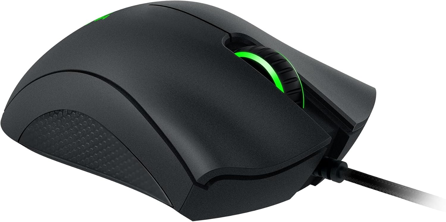 Razer DeathAdder Essential – Ratón Gaming con sensor óptico, 6400 DPI (5 botones programables, interruptores mecánicos, agarres laterales de goma), Negro 8