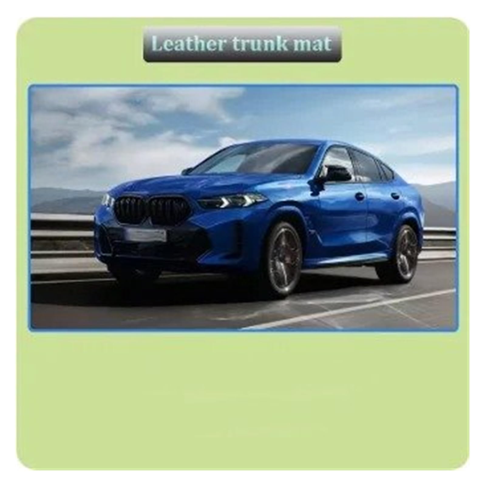 Kofferraumwanne Für X6 G06 2020~2025 Auto Hinten Stamm Matten Gepäck Liner Fach Fracht Boot Teppich Schutzfrachtmatte(Black red)