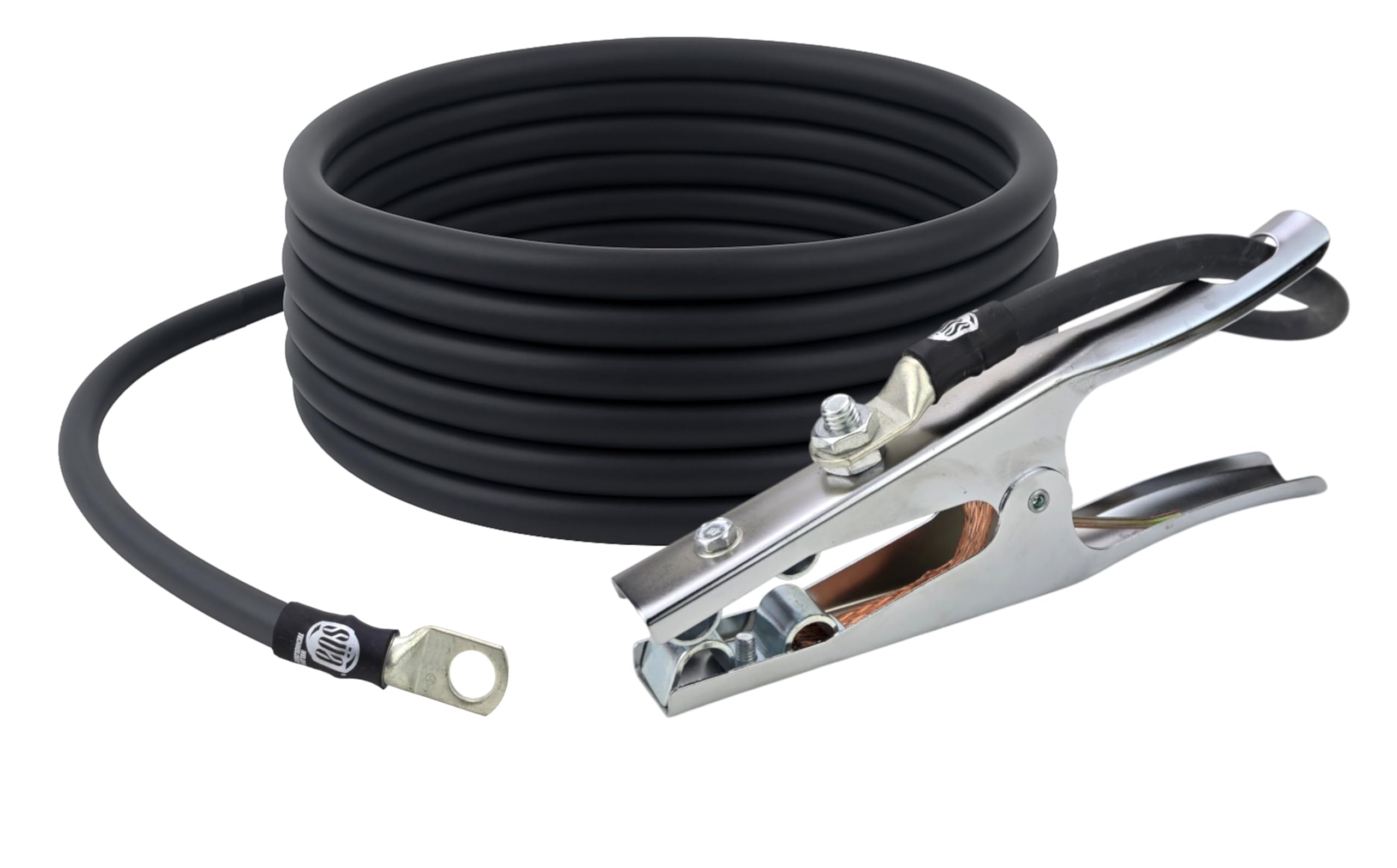 Abrazadera de suelo de soldadura de 500 Amp – Cable 2/0 AWG
