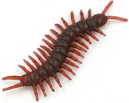 cooplay 10pcs clásico Mock Fake plástico ciempiés Scolopendra insectos broma juguetes Prank Scary Trick Bugs para fiestas