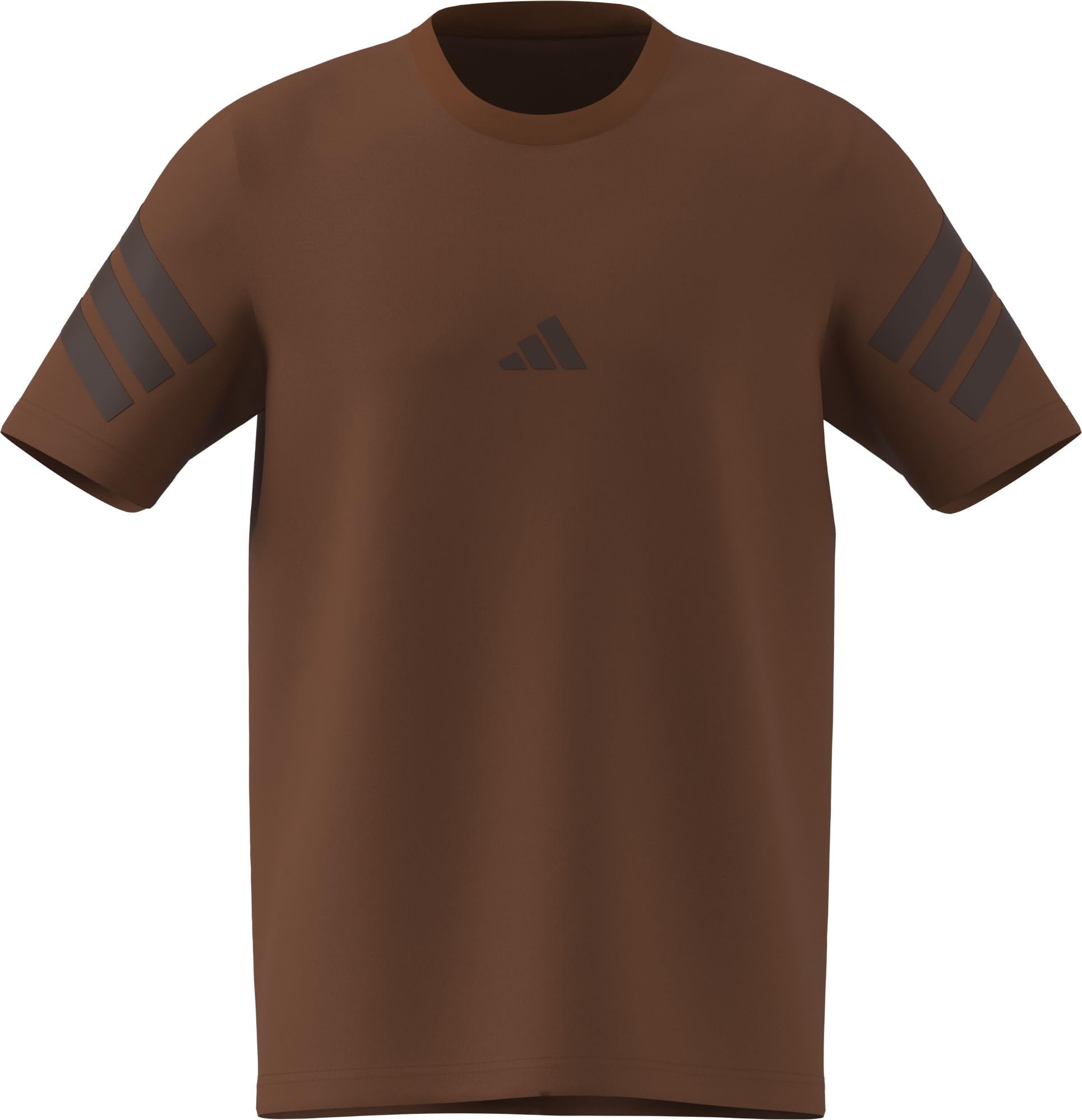 adidas Men's Future Icons Three Stripes TEE, Dusky Bronze, XXL