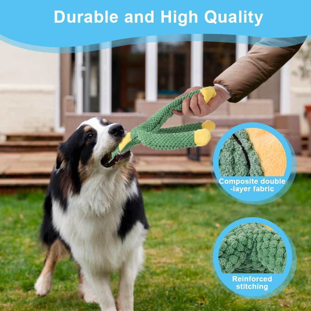 Juguetes chirriantes para perros pequeños, medianos y grandes, juguete masticable duradero para dentición y masticación, juguete interactivo resistente para cachorros, paquete de 5, para