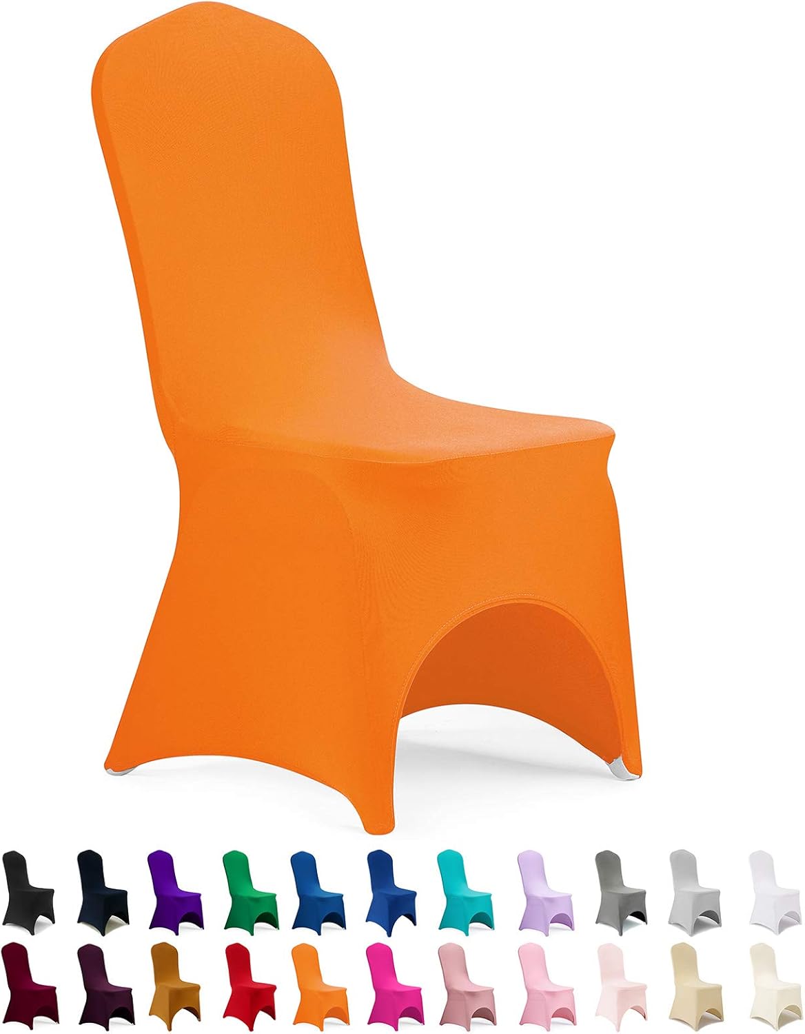 Peomeise Stretch Spandex Chair Cover for Wedding Party