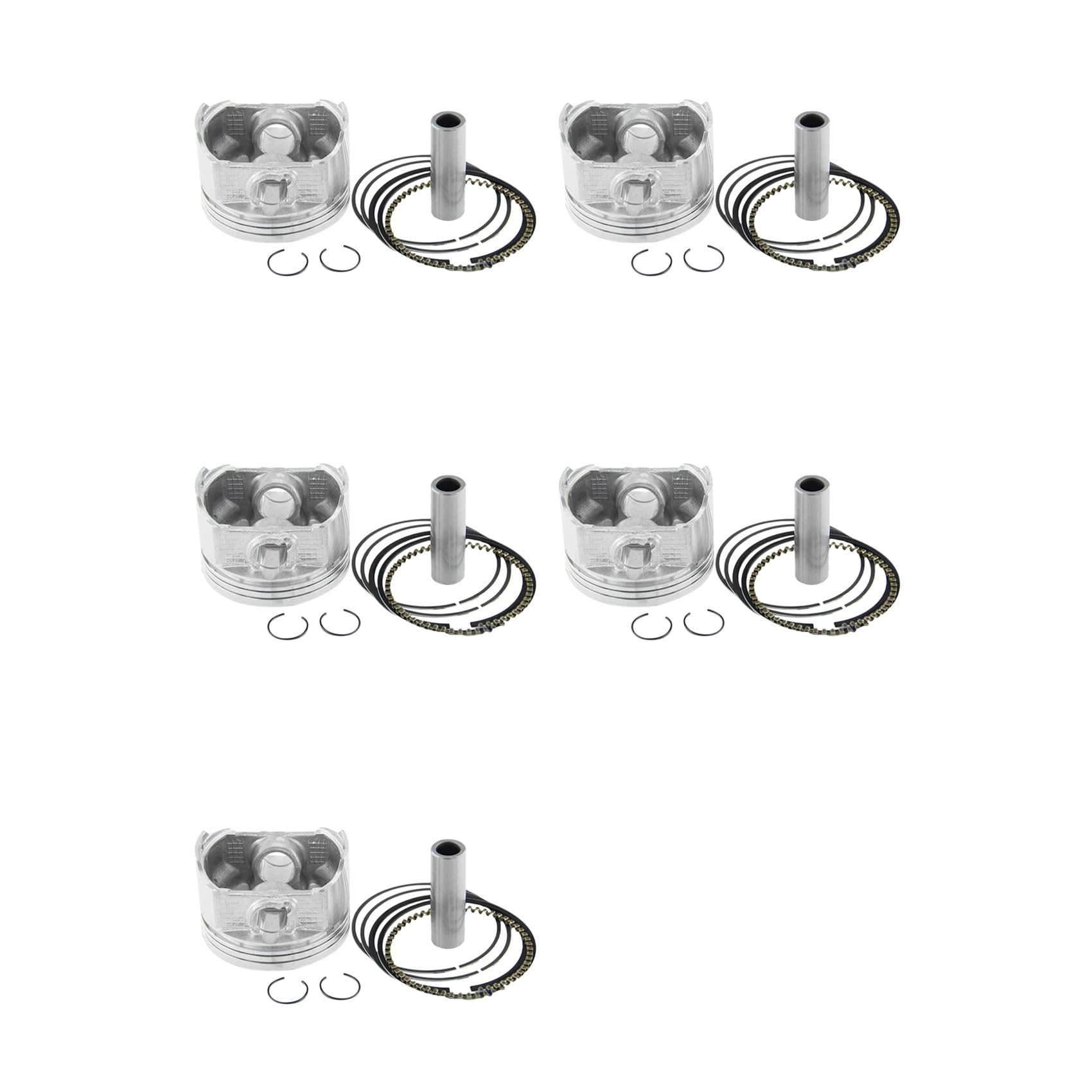 Segments de piston 65.5mm haute étanchéité pour restaurer la compression CB250CC - 8