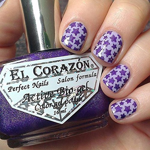 Whats Up Nails - Stars Vinyl Stencils for Nail Art Design (2 Sheets, 24 Stencils Total) image 3