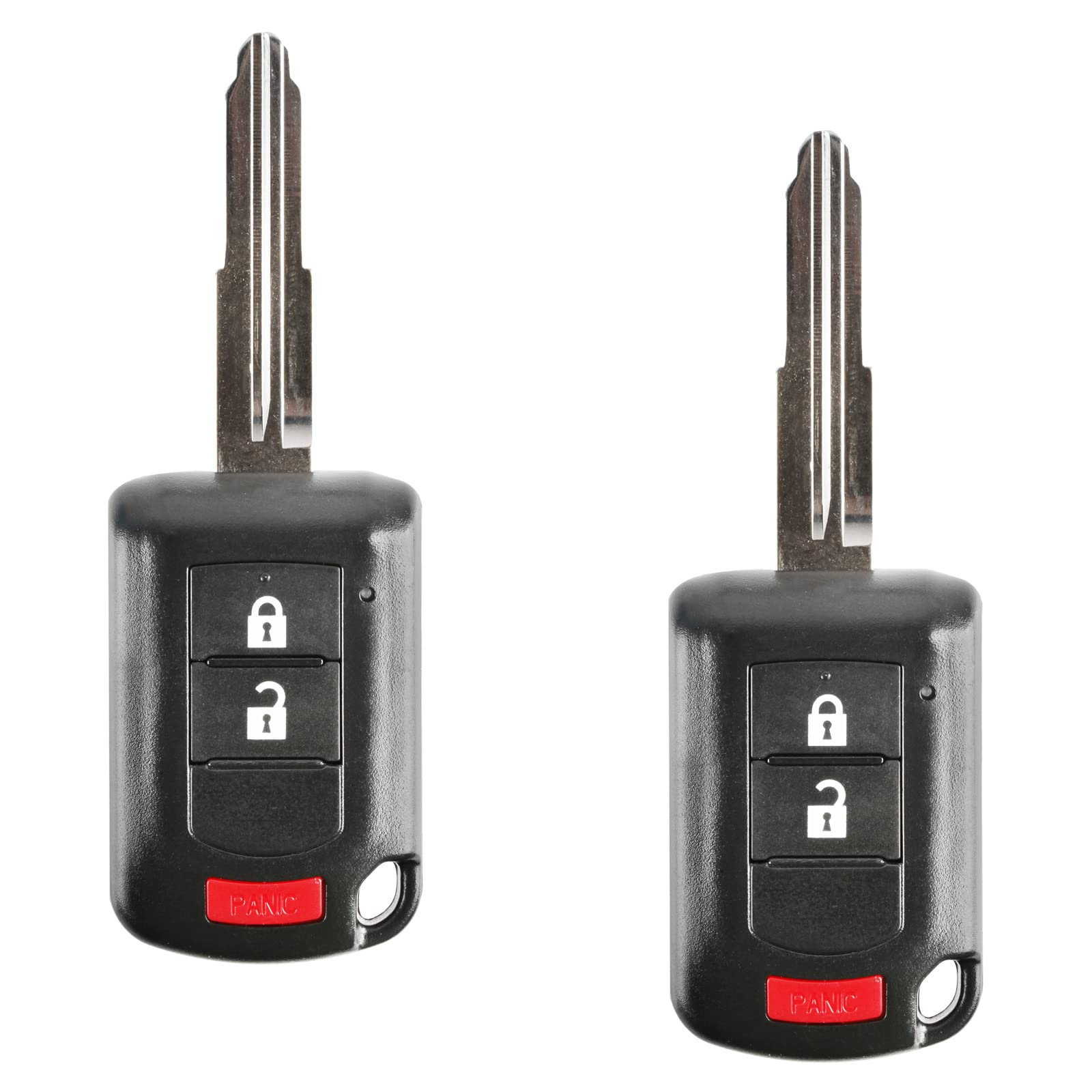 Amazon.com: 2x Keyless Option Remote Key Fob For Mitsubishi 3  