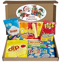 Christmas Sweets, Retro Sweets Gift Box – Christmas Selection Box & Stocking Filler for Men, Women, Children, Boys and Girls