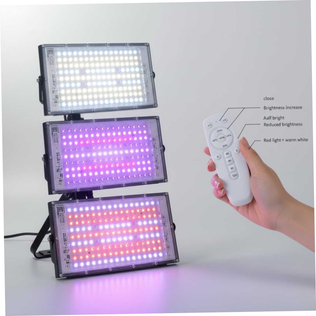 Lampe Horticole, 400 W LED à spectre complet élèvent la lumière, lampe de culture de plantes à intensité variable et couleur réglable, lumière plante d'intérieur semblable au soleil pour plant