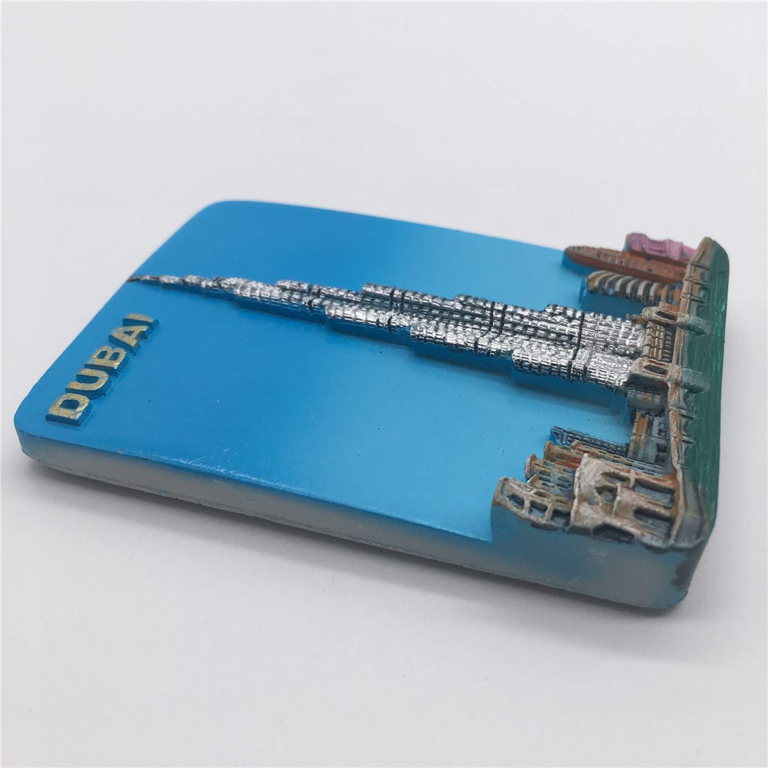 Magnete Frigorifero Burj Khalifa Dubai – 3D In Resina – Souvenir Fatto A Mano – 5-8 Cm