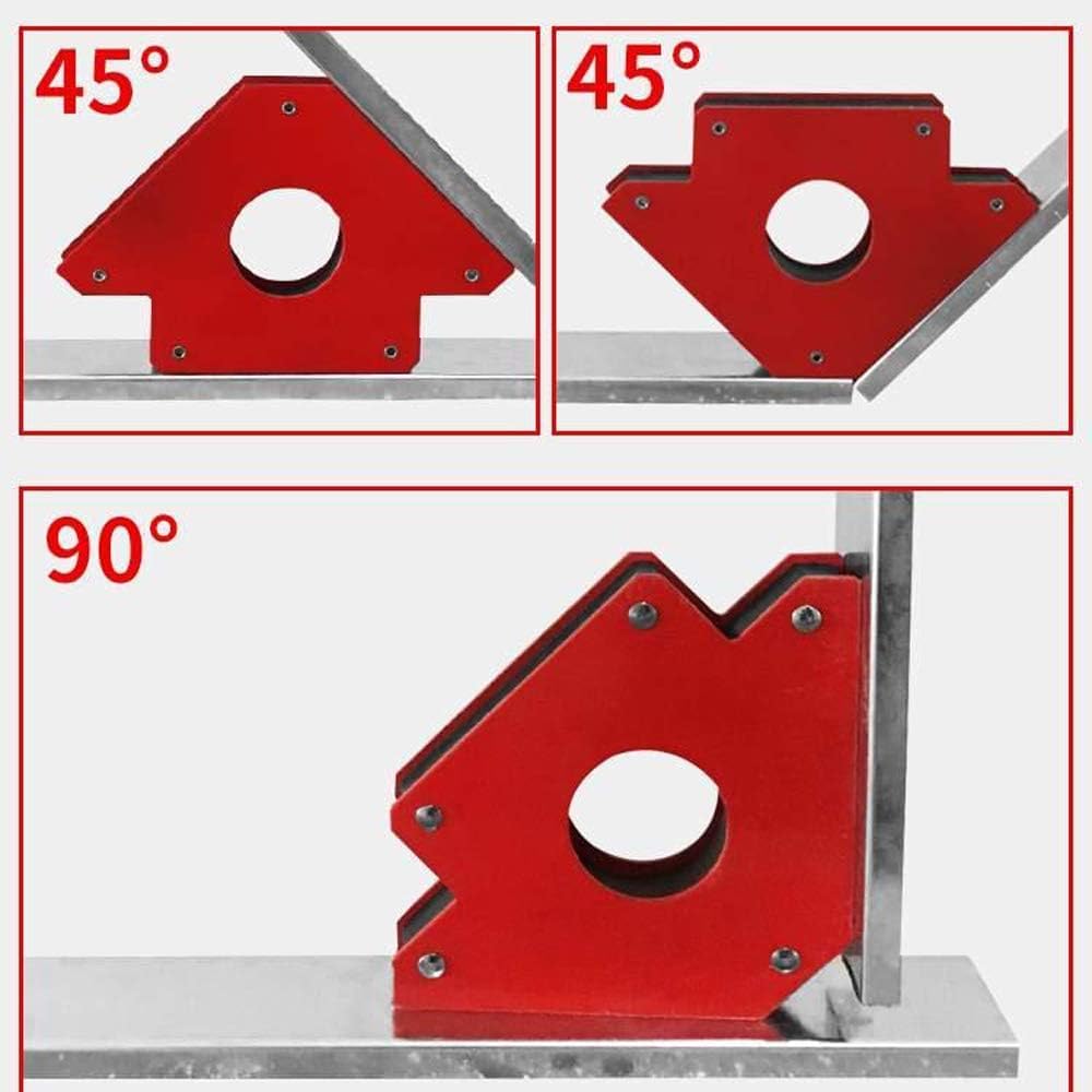 Pasadores portátiles para mesa de soldadura, soporte para antorcha de soldadura TIG y 25 libras, paquete de 2 imanes de soldadura y alineación de 5/8 x 1 x 1.5 pulgadas, accesorios de