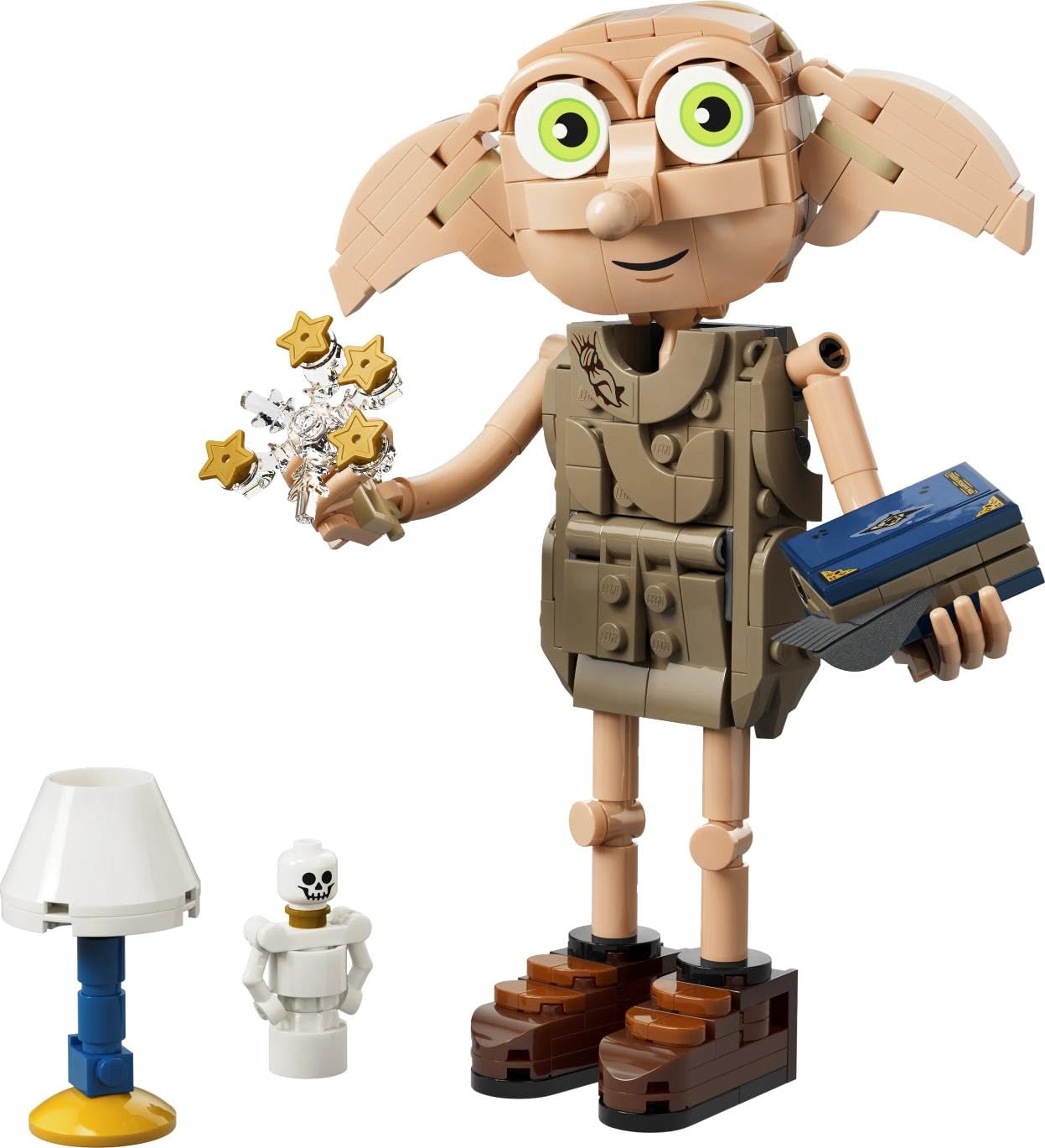 LEGO Harry Potter Wolny skrzat Zgredek 76469 | Kolekcjonerska figurka Zgredka, zabawka dla 8-latka, prezent dla fana Harry’ego Pottera, klocki dla dzieci, 379 elementów