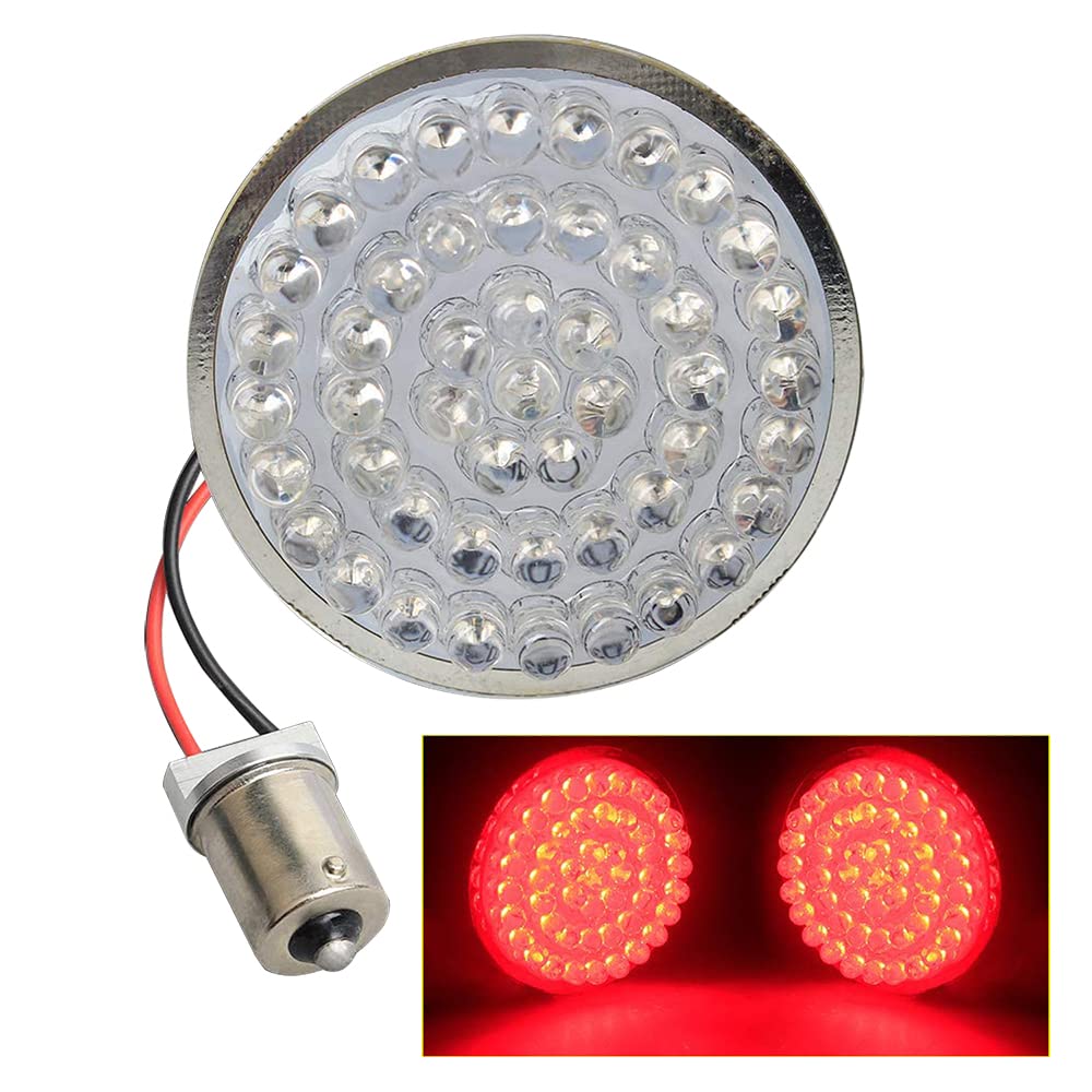 Riloer Moto LED clignotant frein feu arrière 1156/1157 adapté pour Harley Softail Dyna Sportster Touring Tri Glide