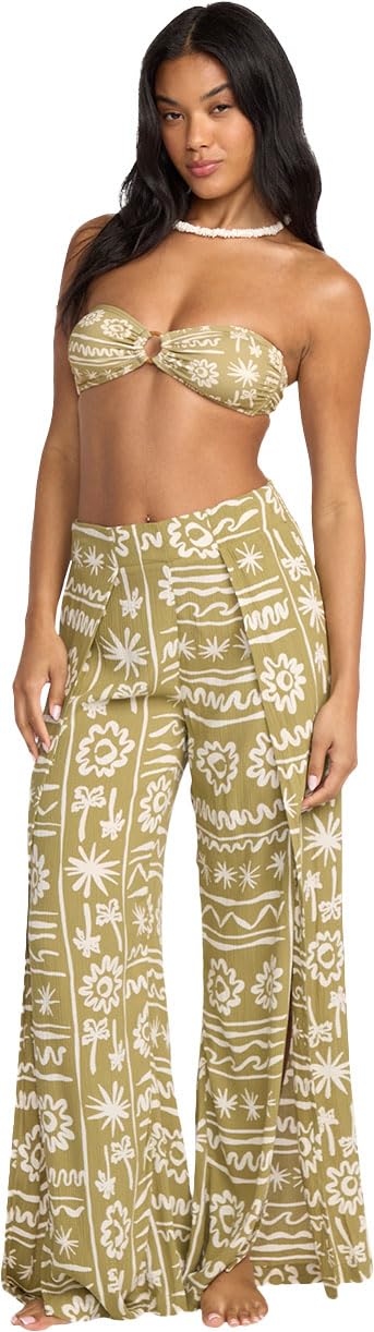 Split Spirit Elastic Waist Pants