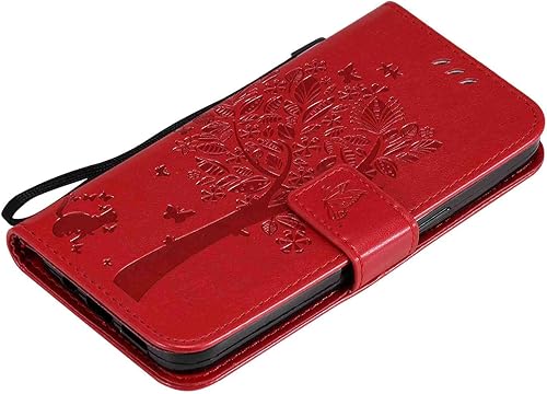 Miniatura 8 de Fansipro Funda tipo cartera para Samsung Galaxy A32 5G, piel sintética de alta calidad, ajuste delgado, para Galaxy A32 5G, 2 ranuras para tarjetas,