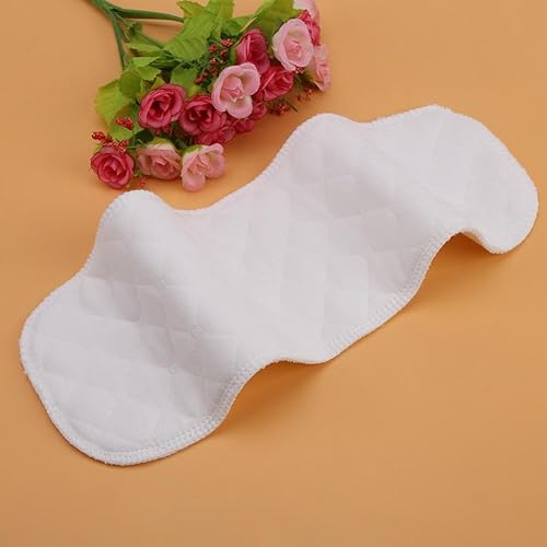 Miniatura 3 de Pañal de tela para bebé, 10 piezas suave y transpirable de algodón moderno de tela para pañales insertos (inserción de 6 capas)