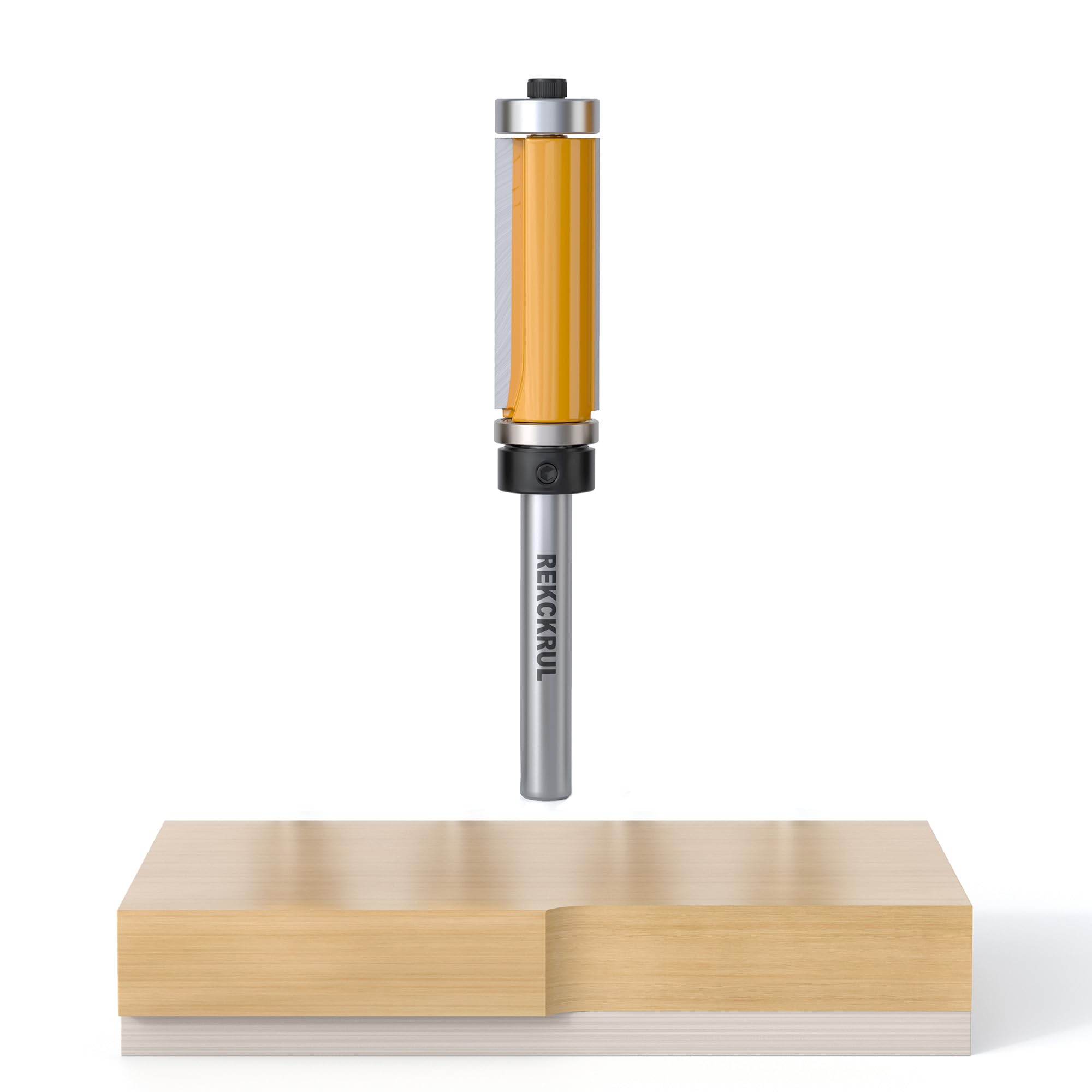 Router Bits Set - 4 Piece Flush Trim Bits -8