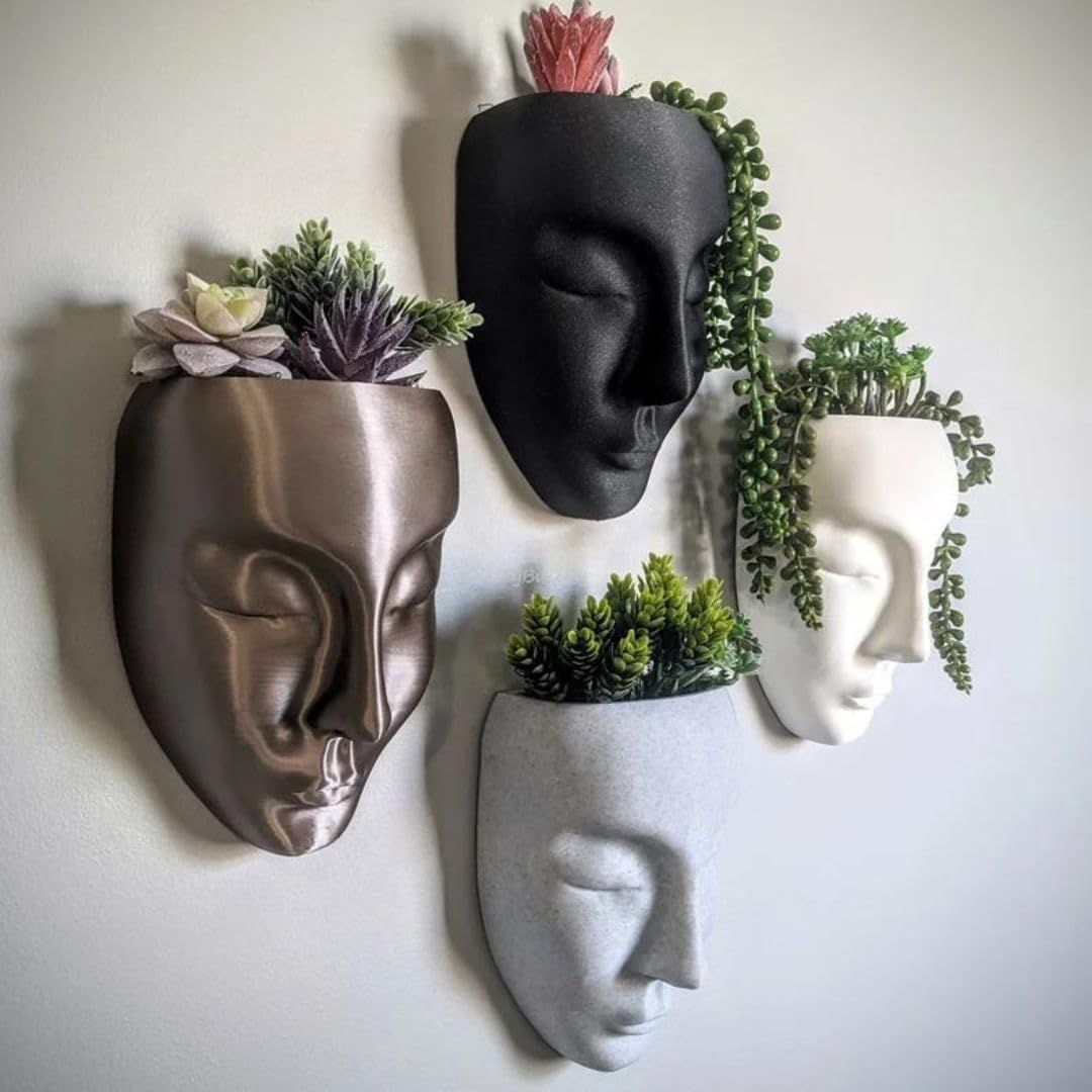 See full amazon price history chart for Wishbot 4 Wall Hanging Planters - Face Wall Planter - Flower Pot - Hanging Garden Deco - Modern Wall Art - Woman Head Plant Pot - Mask Flower Vase - Wall Art (Multicolor) Wishbot 4 Wall Hanging Planters - Face Wall Planter - Flower Pot - Hanging Garden Deco - Modern Wall Art - Woman Head Plant Pot - Mask Flower Vase - Wall Art (Multicolor) (B0D9C2HX1X) Amazon Price History, Amazon Price Tracker
