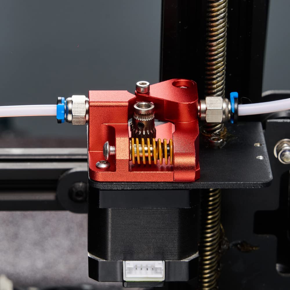 Upgrade Ender 3 Dual Gear Extruder, MK8 Extruder 3D Printer Dual Driver Feed