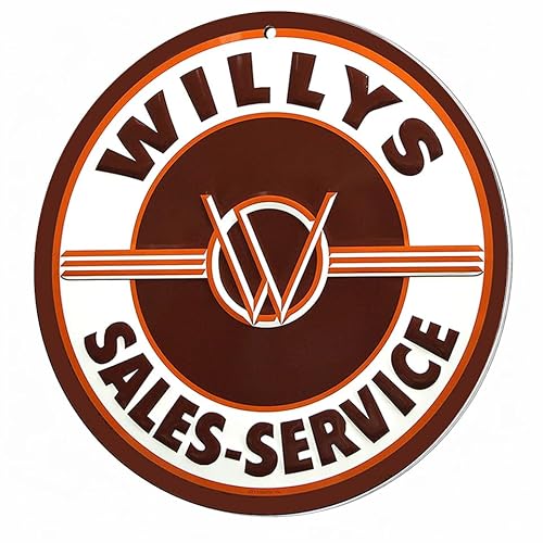 Willys Sales and Service Gasoline Motor Oil Gas Insignia Emblem