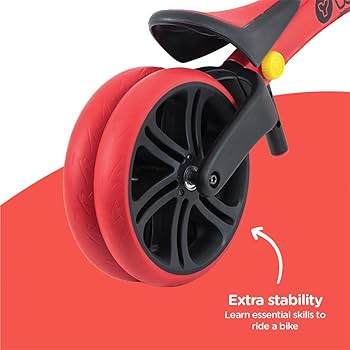 Amazon.co.jp: Yvolution Y-Velo シニアバランスバイク - レッド