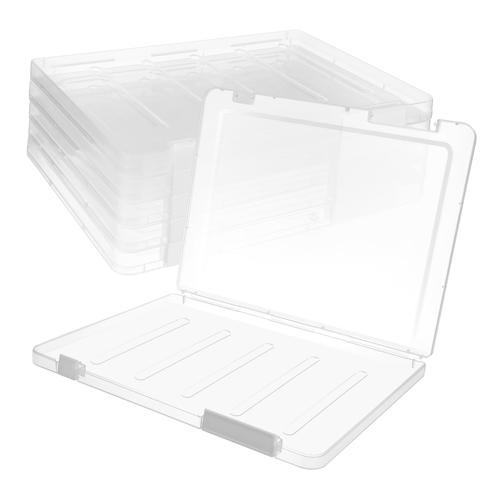 Boîtes de rangement avec couvercle transparentes pour protéger le papier