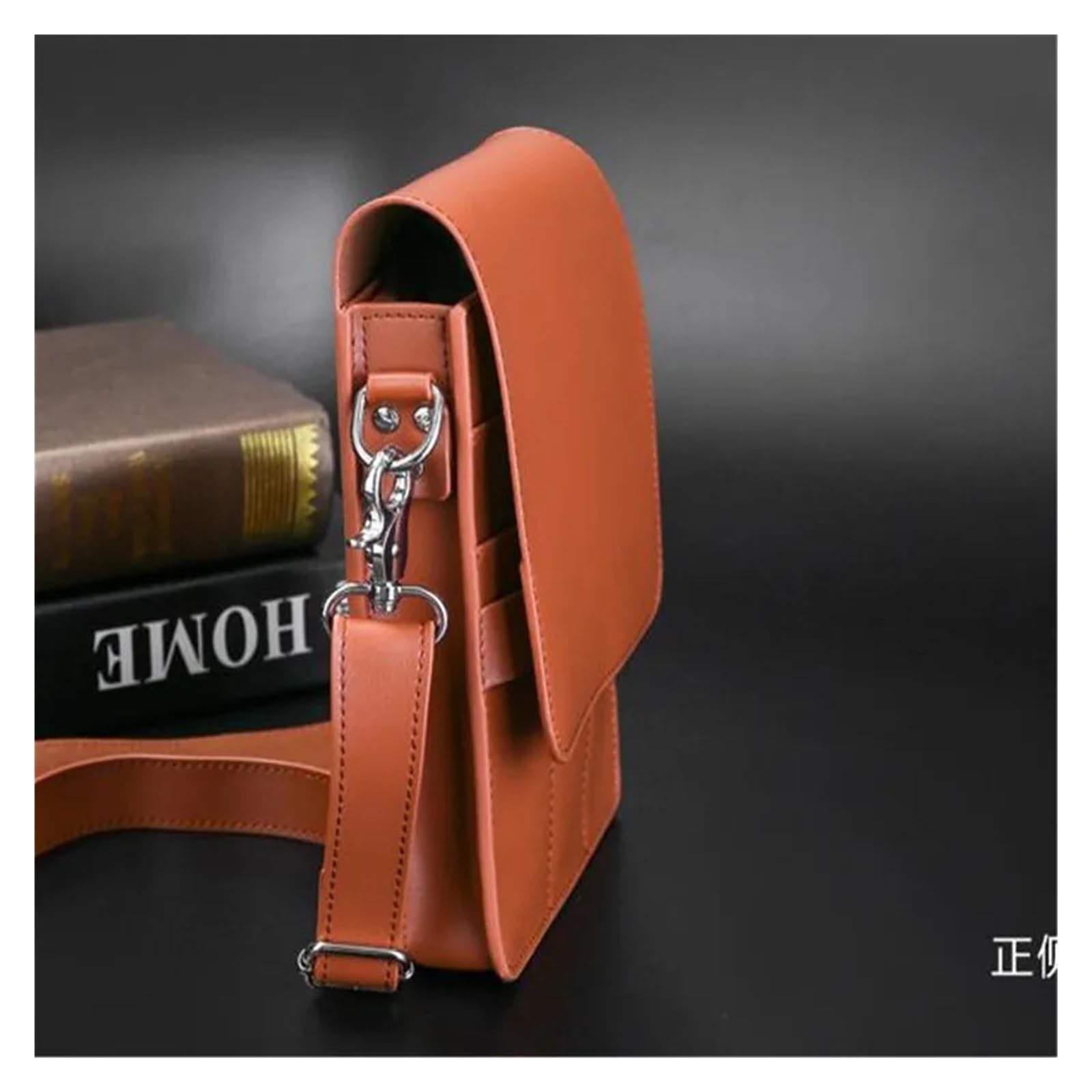 Friseurscheide Hüfttasche Professionelle Leder-Haarscherentasche, Gürteltasche mit Clips, Friseurscheren-Holster, Beutelhalter, Etui mit Hüftgurt(Brown)