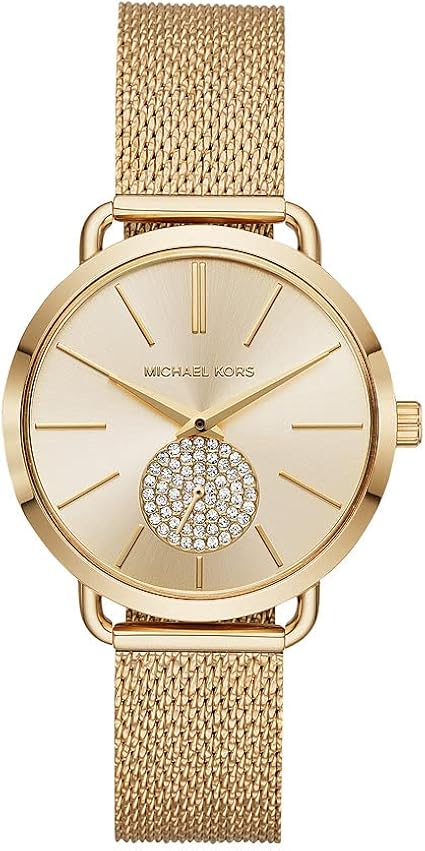 Michael Kors Women's Portia Three-Hand Stainless Steel Watch