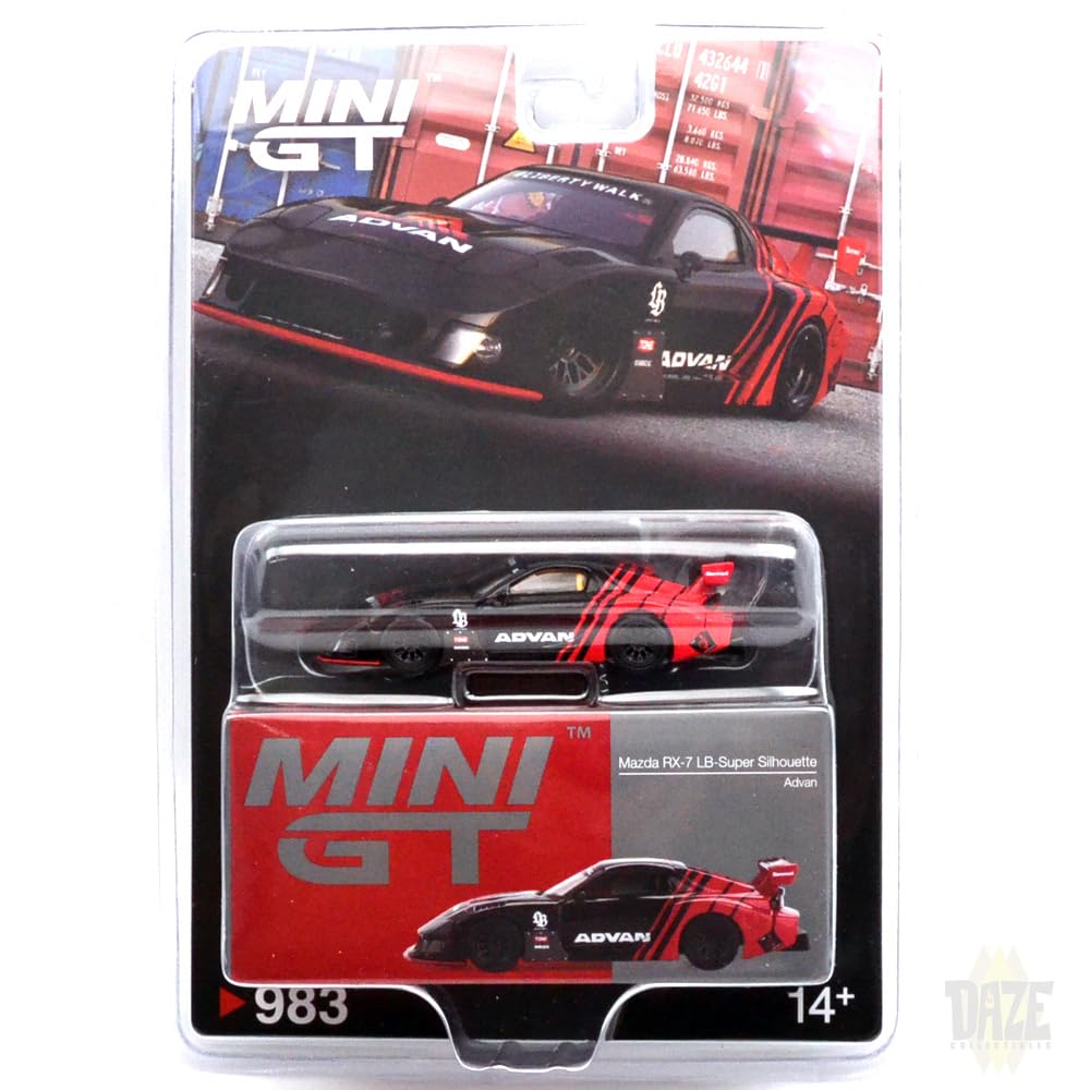 Amazon | MINI GT 1:64 スケール MiJo TOYS - MAZDA RX-7 LB-SUPER