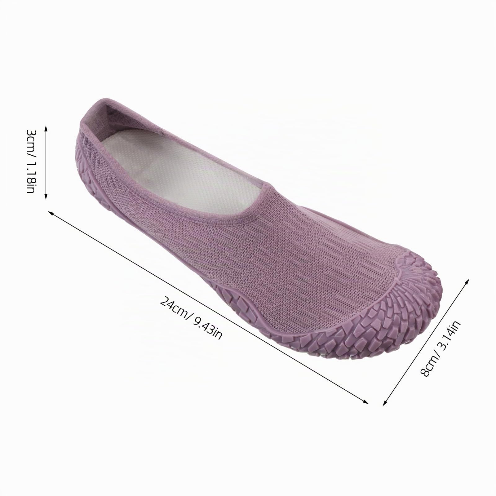Zapatillas de Gimnasia para Mujer Talla 38-39, Par | Agarre para Pilates y Entrenamientos en Casa, Diseño Ligero Suela Flexible y Material Transpirable