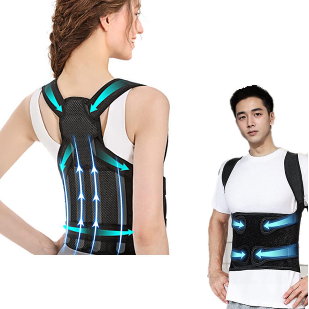 Back Brace for Women and Men,Shoulder Straightener,Back straightener,Adjustable Posture Corrector