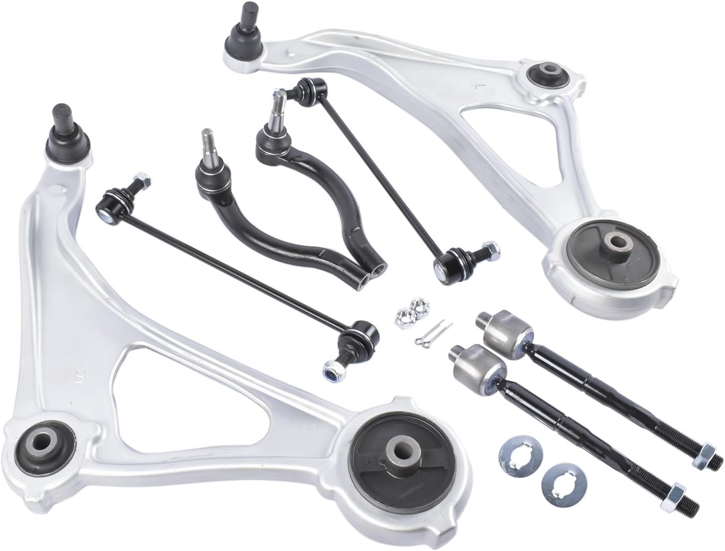 GELUOXI 8Pcs Front Control Arms w/Ball Joint Sway Bar Kit Replacement for Nissan Maxima 2016-2023 Altima 2015-2018 3.5L K622838 K622839 EV801066 K750094 K750095