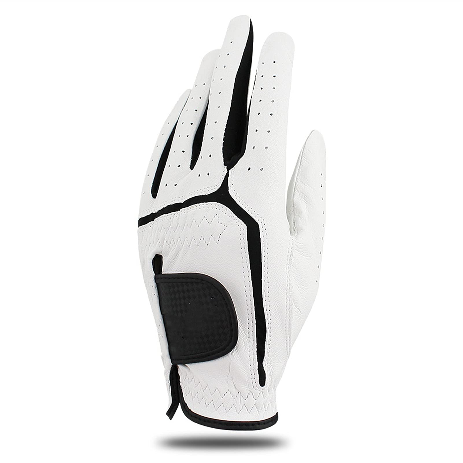 Golfhandschuhe Herren, Golfhandschuhe 6. STCK Herren Golfhandschuhleder atmungsaktive Golfhandschuhe für Männer, die auf der linken Hand Nicht verrutscht sind